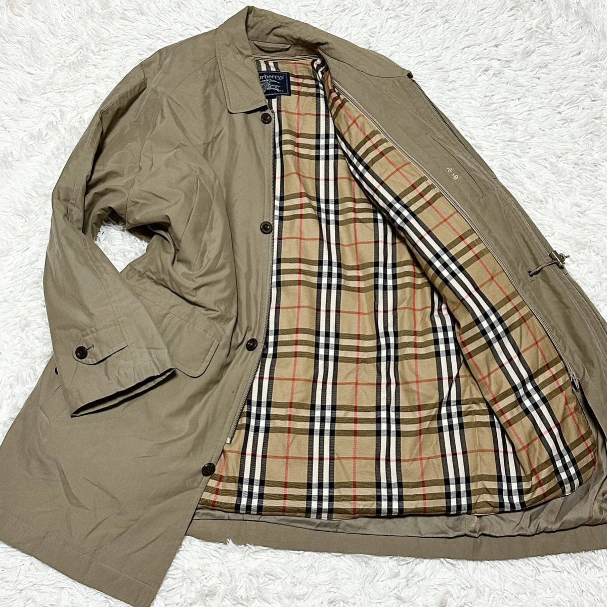 BURBERRY 【圧巻のノバチェック 、ダウンライナー】ダウンコート