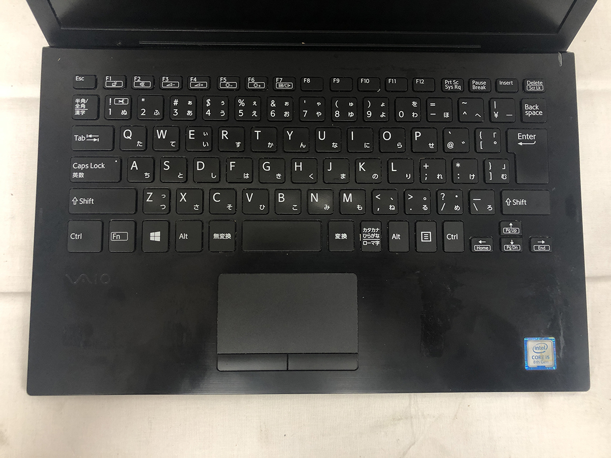 中古■13.3型 VAIO VJPG11C12N 第8世代[i5-8250U/8G/SSD:256G/カメラ/SD/Win10]★AC付★送料無料_画像2