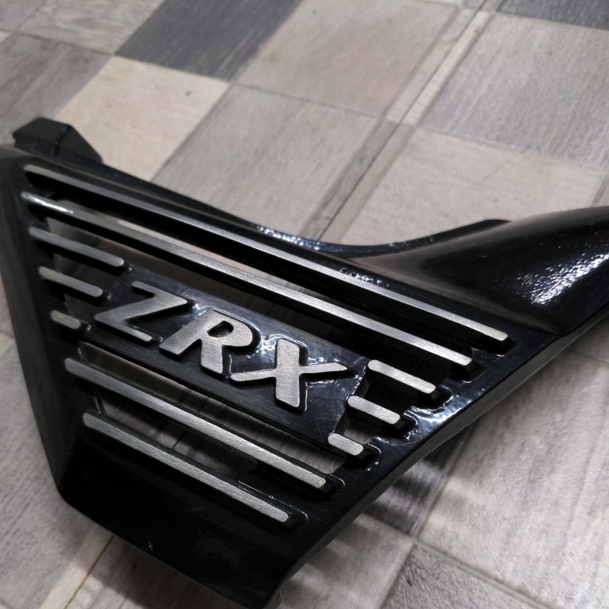 zrx400 サイドカバー アルフィン 社外 希少 美品 zrx kawasaki_画像2