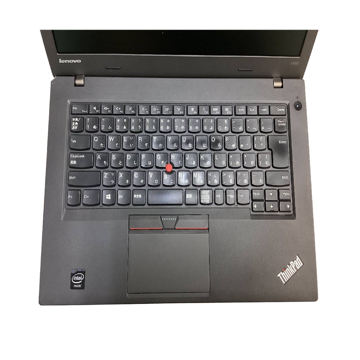 訳アリ Lenovo ThinkPad L450 Celeron 3205U 1.5GHz メモリ 4GB HDD 500GB Bluetooth搭載 Windows11Pro ノートパソコン I118_画像2