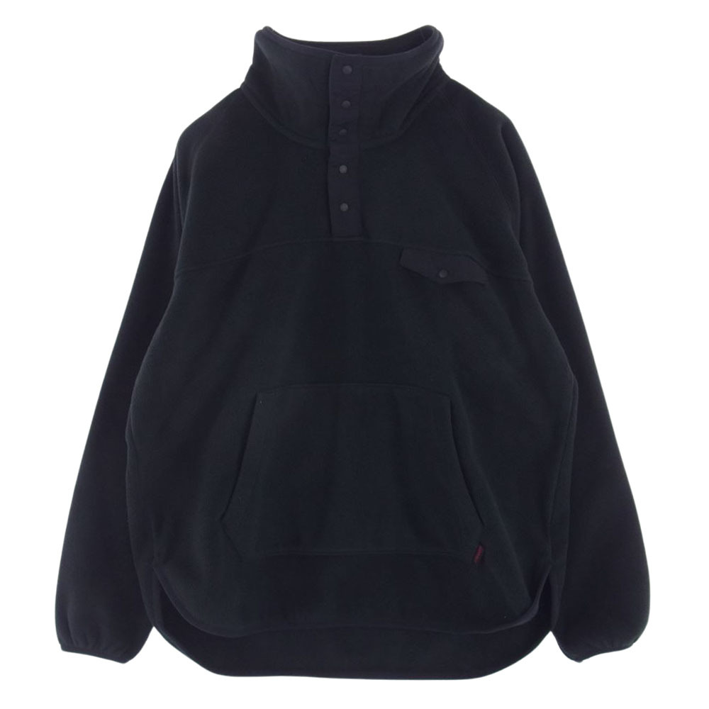 Gramicci グラミチ GUJ2-F1067 EKAL Fleece Snap Pullover フリース プルオーバー ジャケット ブラック系 ASIA M【中古】_画像1