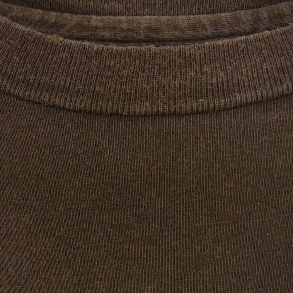 VISVIM ビズビム 13AW 0113205010018 MUD POCKET TEE S/S GIZA45 DK MUD 半袖 泥染めＴシャツ ブラウン系 2【中古】_画像3