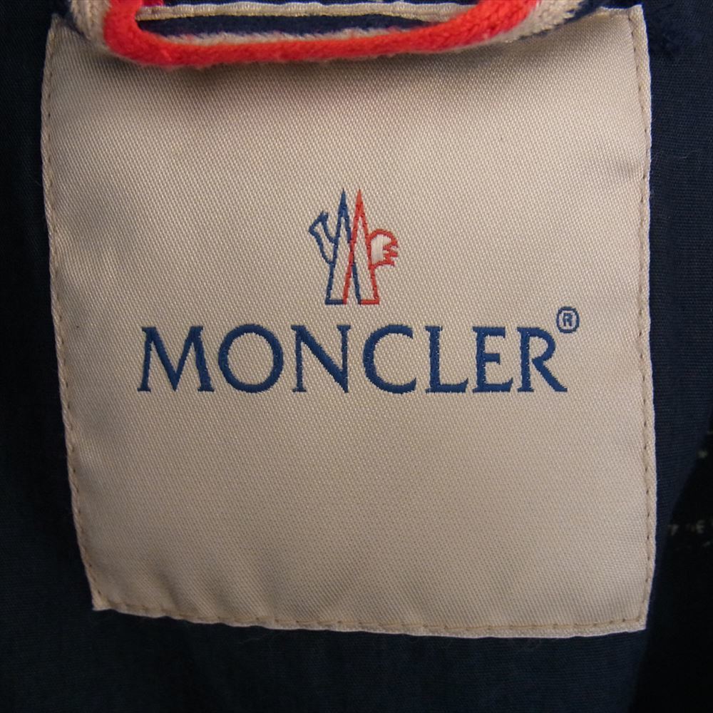 MONCLER モンクレール V × VISVIM ビズビム BOROSIRI ボロシリ ダウン ジャケット ネイビー系 2【中古】_画像4