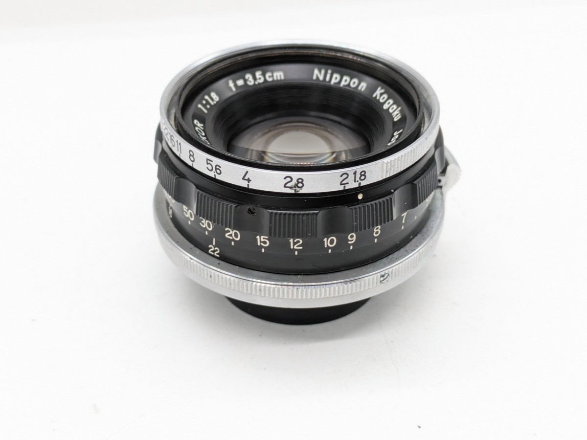 超美品！珍品！w-nikkor 3.5cm F1.8 Nikon S用レンズ オールドレンズ_画像4