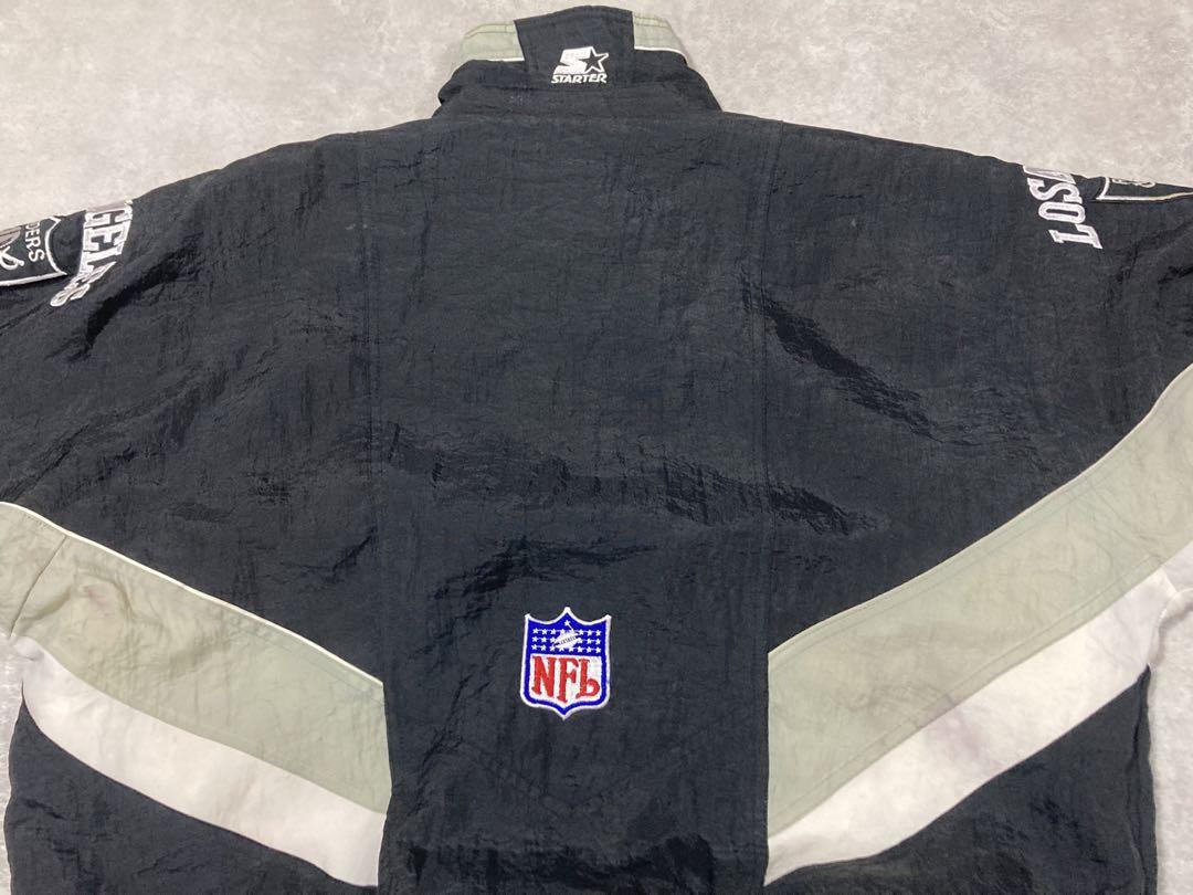 STARTER Raiders ナイロンジャケット XL NFL ワッペン Vintage 90s Los