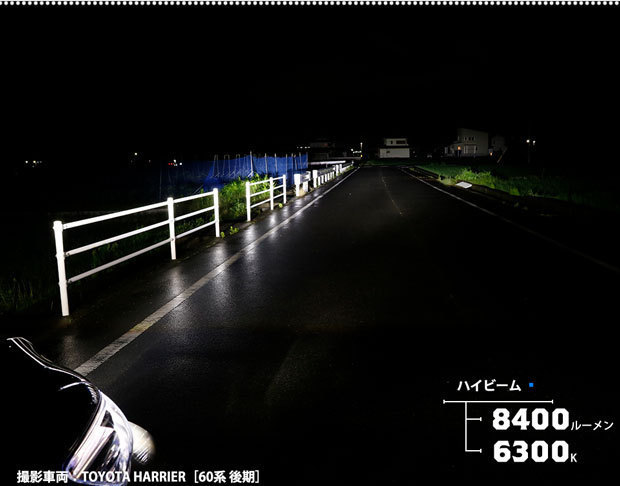 トヨタ ランドクルーザー プラド (150系 中期) 対応 LED MONSTER L8400 ハイビームキット 8400lm ホワイト 6300K HB3 15-C-1_画像7
