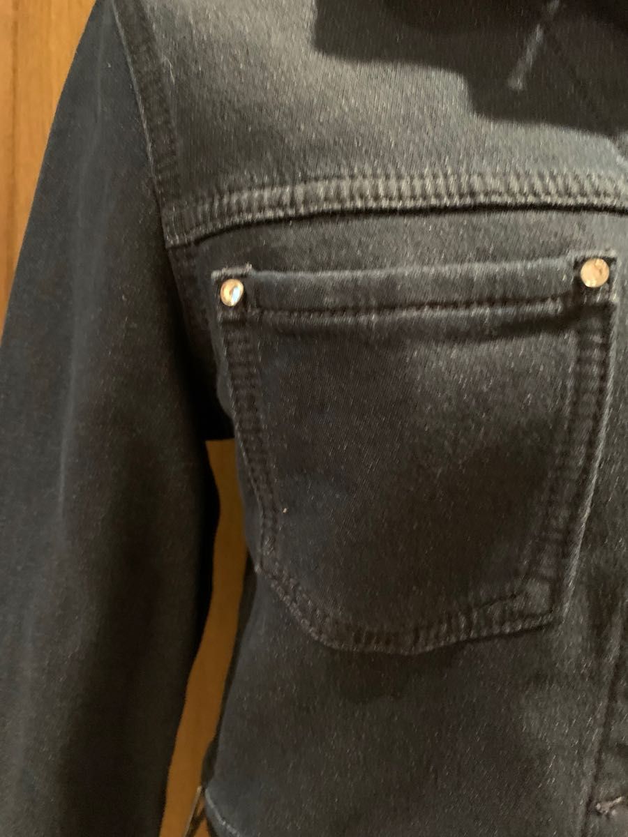 美品★JILL STUART ジルスチュアート 濃紺 デニムジャケット Gジャン S 150〜160サイズ