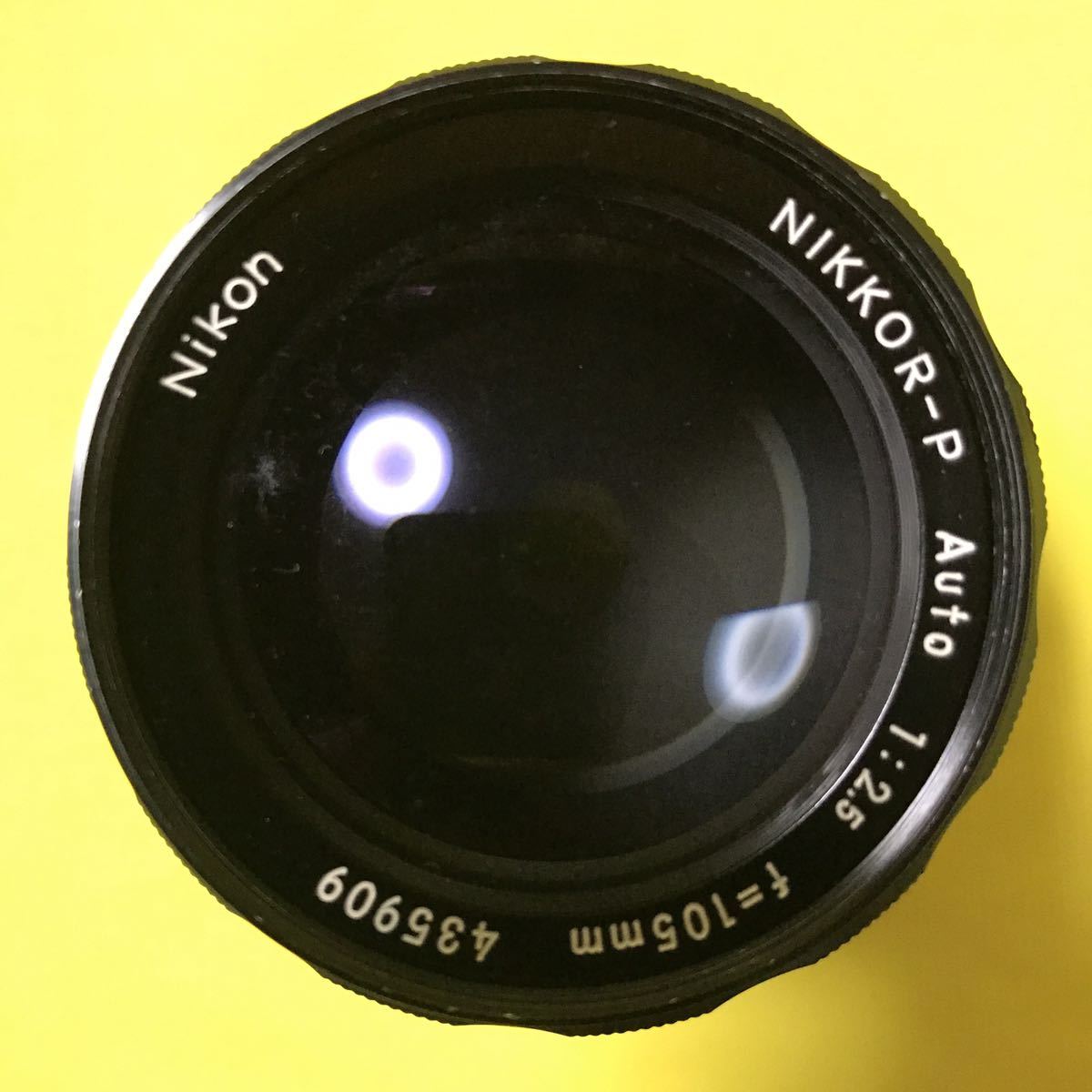 カメラ Nikon Nikkor P Auto 105mm f2.5 一眼レフ レンズ #435909 【訳あり・ジャンク品】_画像5