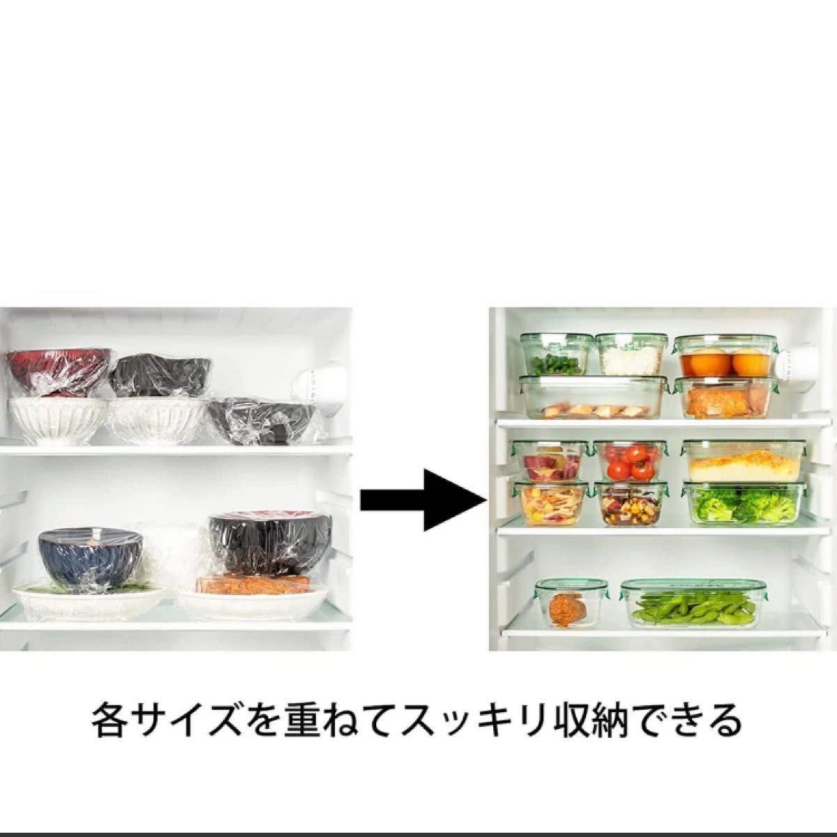 iwaki(イワキ) 耐熱ガラス 保存容器 グリーン 7個セット パック&レンジ 新品未使用