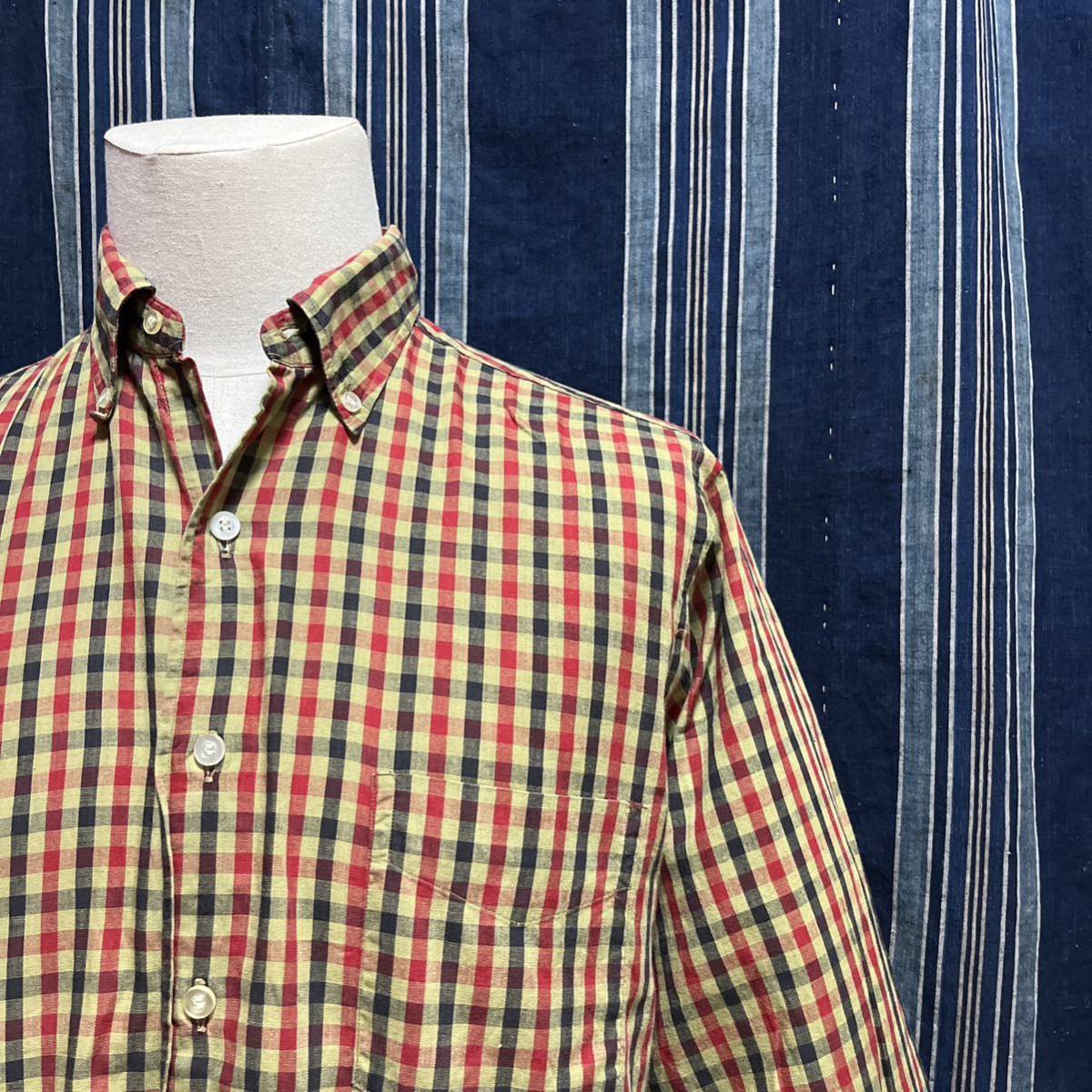 60s nudelmans b.d shirt 60年代 マチ付き ボタンダウン シャツ アメリカ製 プレッピー トラッド trad アイビー アイビールック ivy