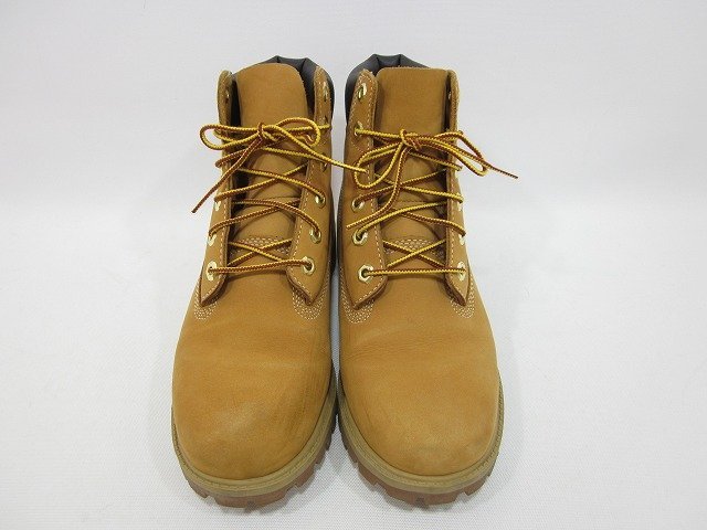 Timberland / ティンバーランド ウォータープルーフプレミアムブーツ 12909 レザーブーツ レディース サイズ : 24cm ブラウン_画像1