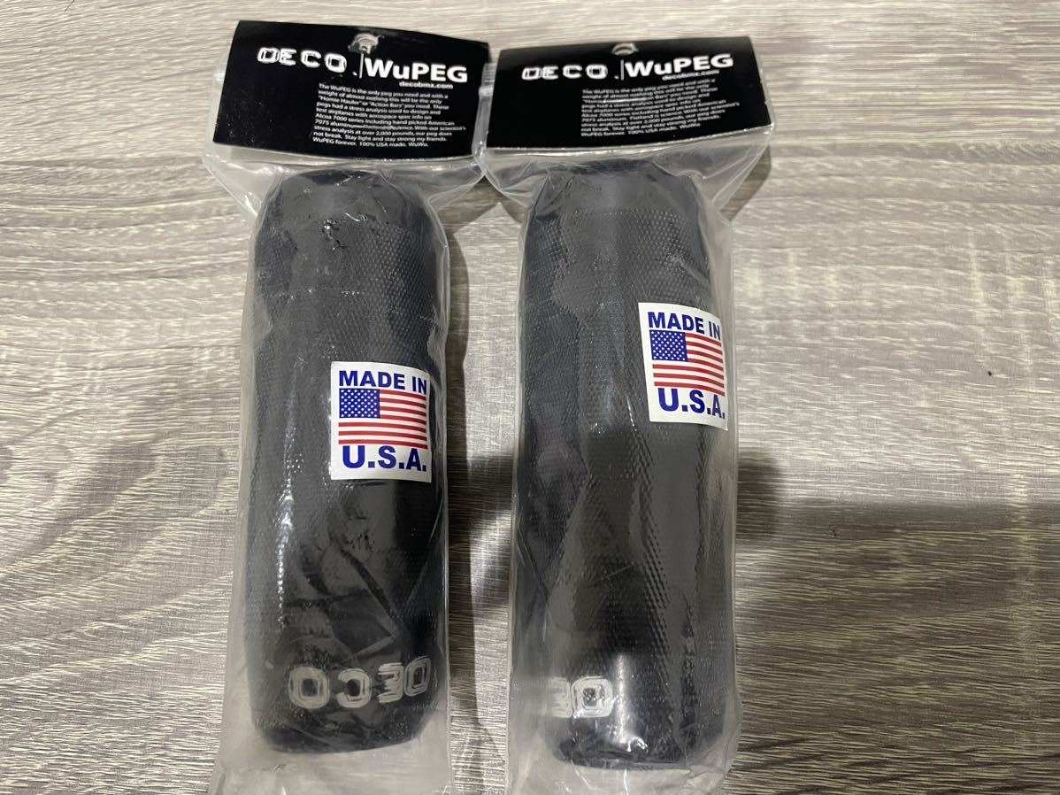 大好き BMX ペグ DECO ほぼ未使用品 フラットランド FLATLAND WUPEG