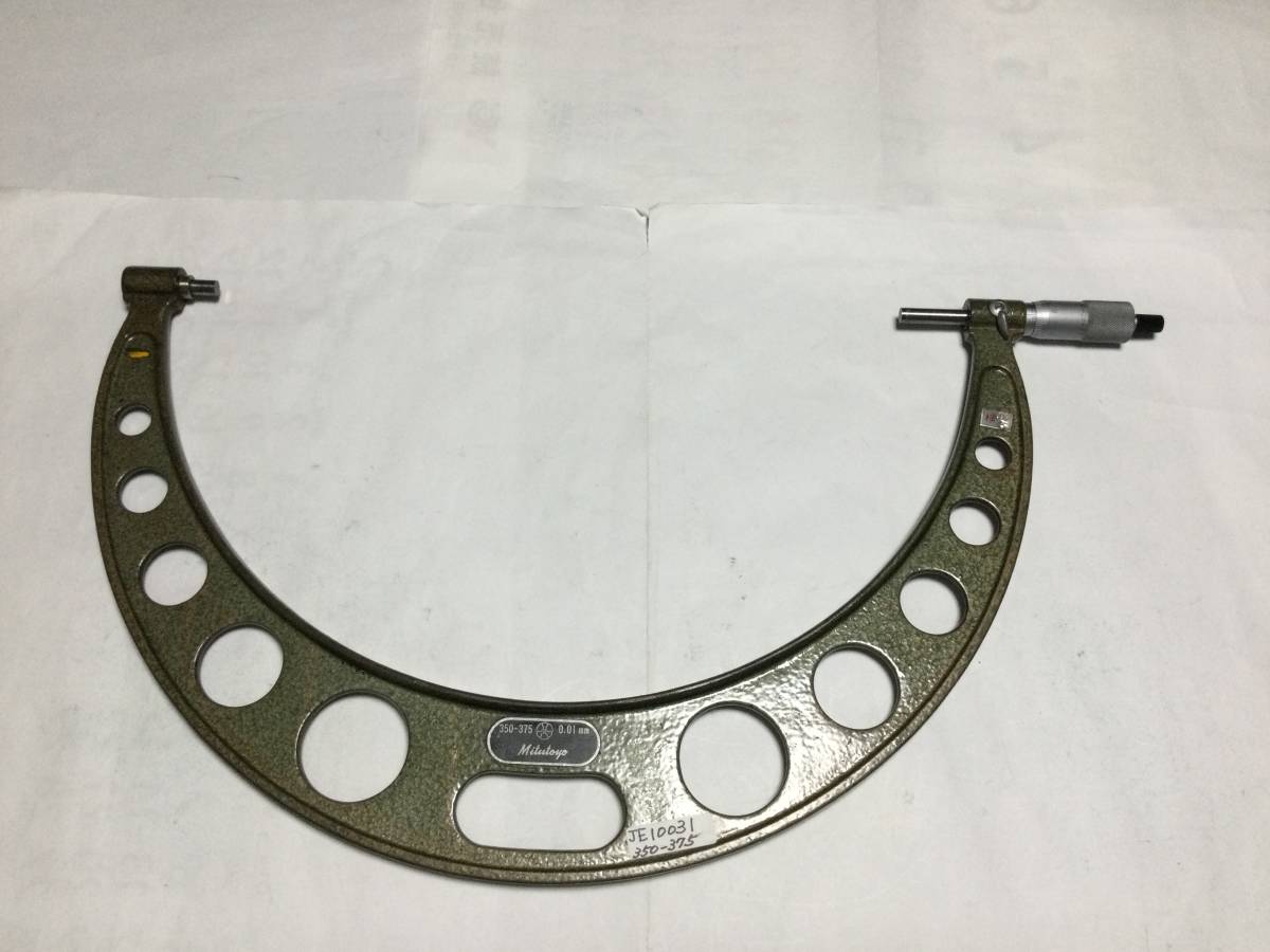 ミツトヨ　外側マイクロメータ　350ー337mm 0.01mm JE10031