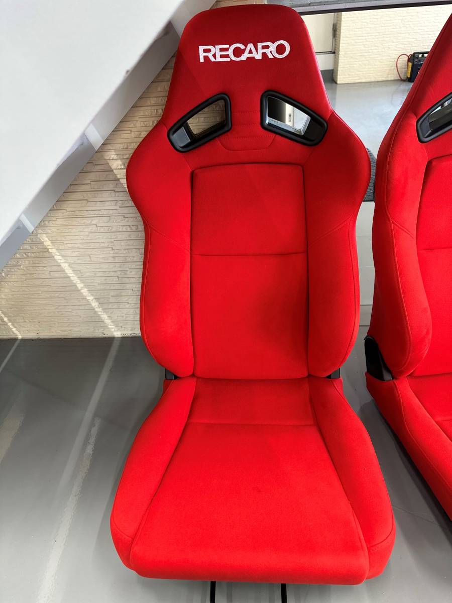 美品！RECARO SRー7F レカロ シート 2脚セット フロント 赤 レッド