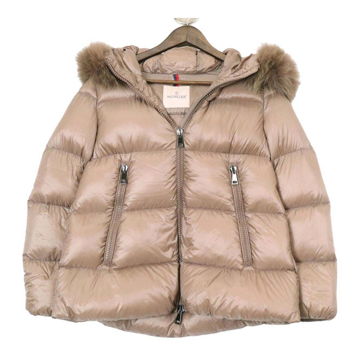 モンクレール SERIFUR セリファー ダウンジャケット 1A545 02 C0229 レディース ベージュ系 MONCLER 中古 【アパレル・小物】