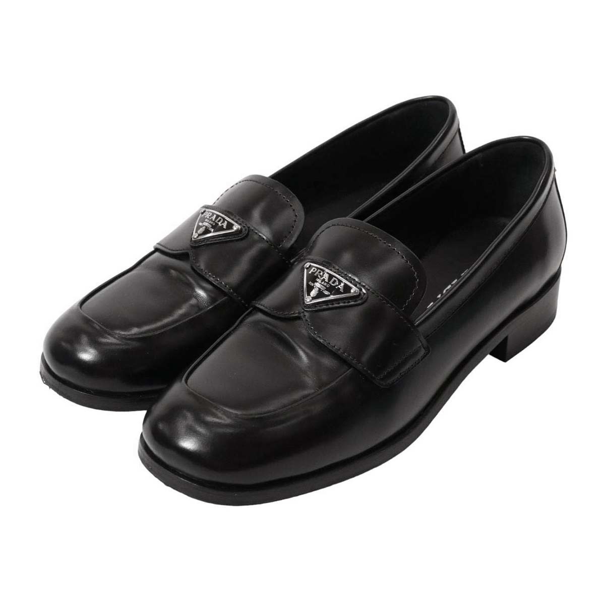 大勧め プラダ PRADA qob.K1427 スエード 37サイズ 茶 ブラウン