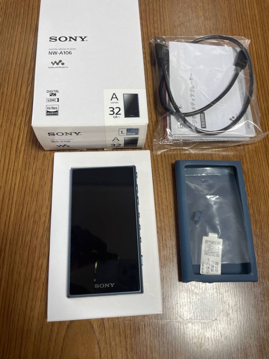 美品 SONY WALKMAN ソニー ウォークマン Aシリーズ NW-A106 ブルー-