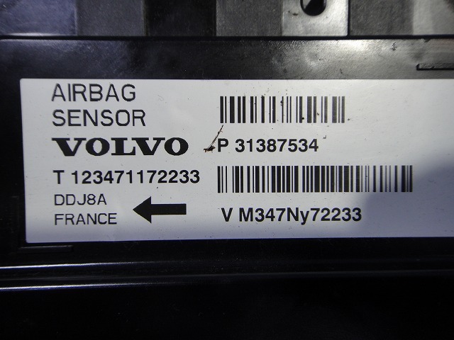 Volvo ボルボ V40 MB4164T 等 エアバッグ コンピューター ユニット 品番 31387534 [2296]_画像2