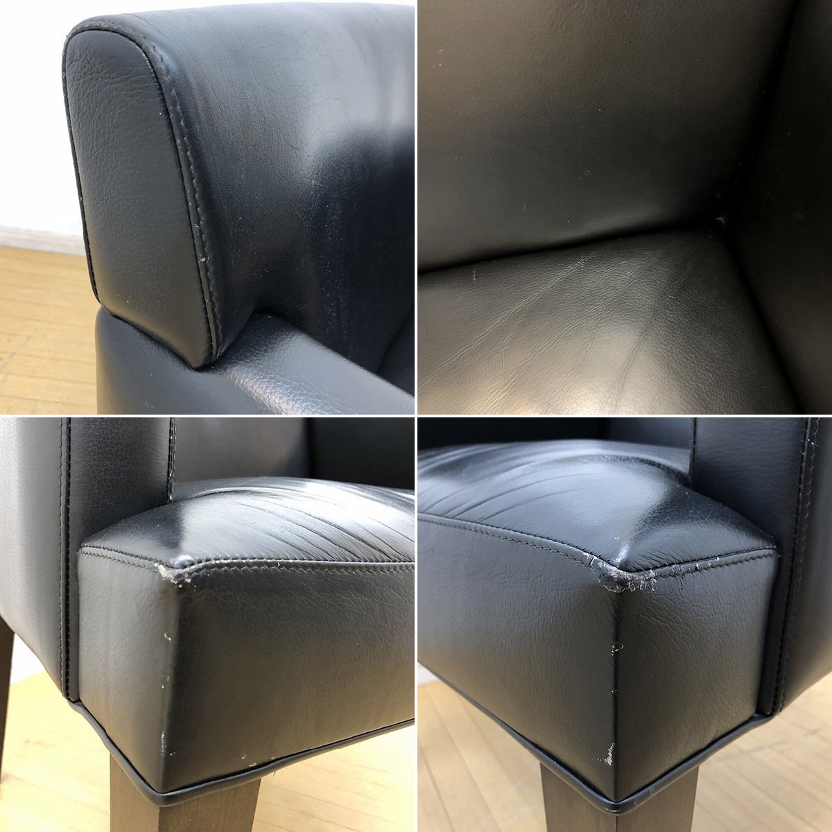 参考約35万■Cassina ixc. カッシーナ イクスシー(旧:インターデコール) GOUVERNEUR グーヴェルヌール アームチェア フィリップ・ユーレル_画像7