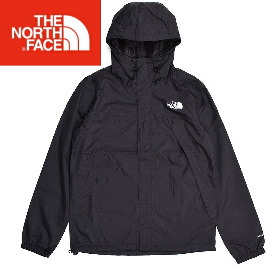 新品THE NORTH FACEアントラジャケットNF0A7QEYJK3-LメンズL(日本XL)ナイロン防水透湿性Antora Jacketマウンテンパーカー黒ノースフェイス