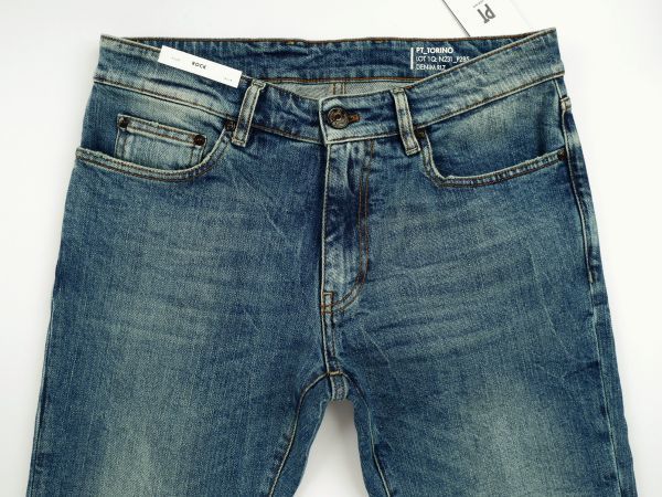 【新品未使用】PT Torino DENIM ピーティートリノ◆PT05◆33◆ROCK◆インディゴ ブルー エイジング スリム ストレッチ デニム パンツ_画像5