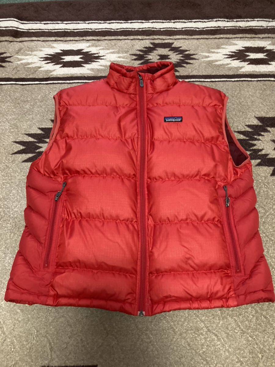 ラッピング不可】 美品 リペア済 パタゴニア 赤 patagonia F5 ダウン