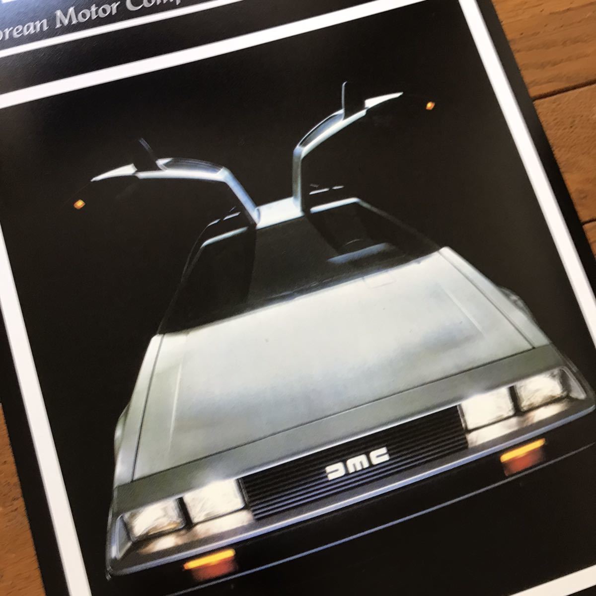 ポスター★デロリアン DMC-12 1980年 ポスター #1★DeLorean/バック・トゥ・ザ・フューチャー/USJ_画像7