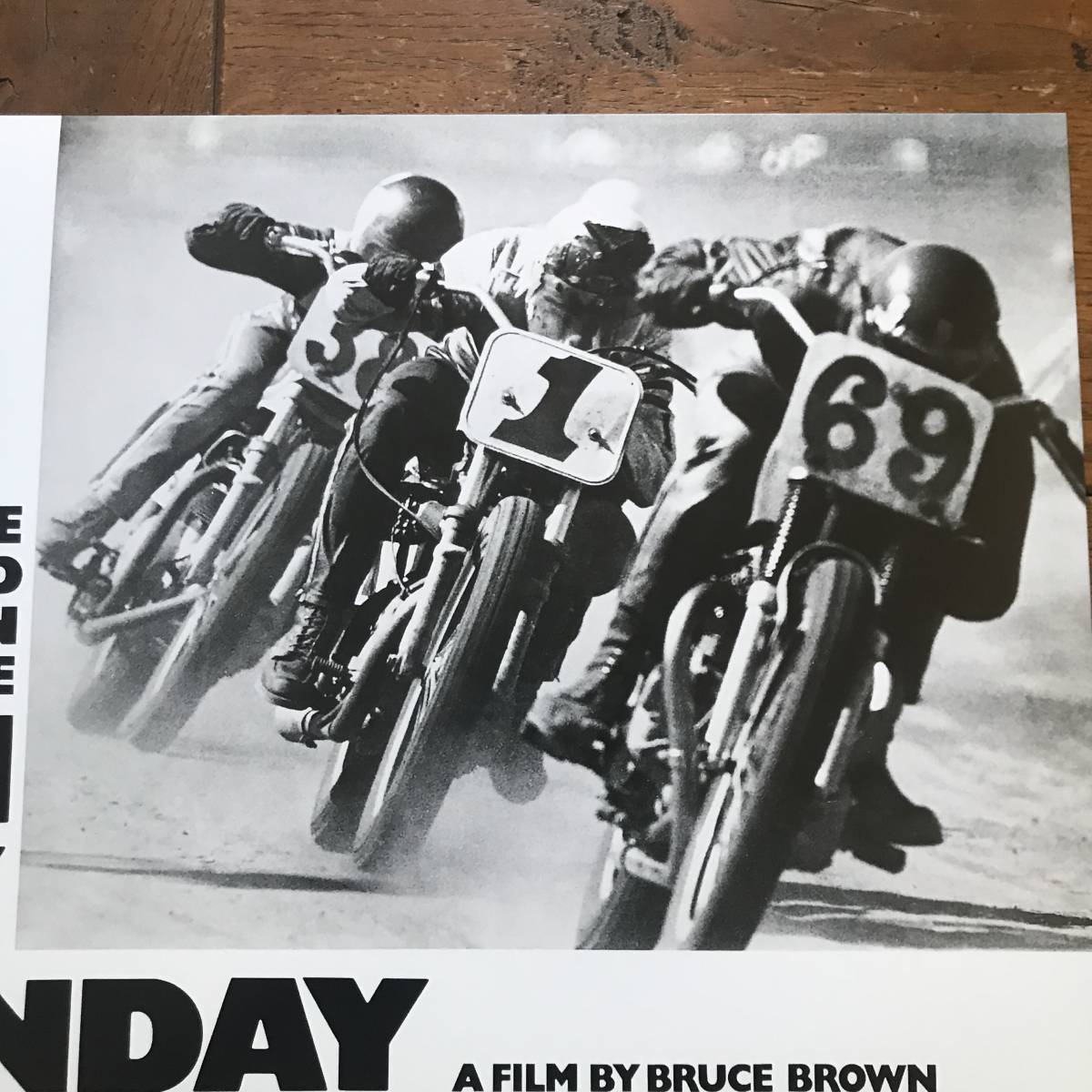 ポスター★スティーブ・マックイーン『栄光のライダー』 (On Any Sunday) レアポスター#4★Bell500TX/ダートトラック/モトクロス_画像2