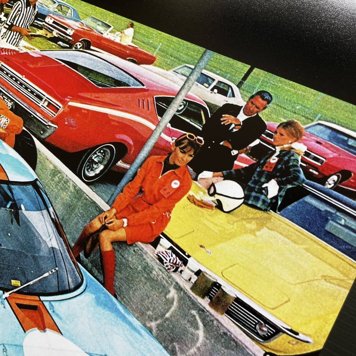 ポスター★フォード GT40 1968年 GULF OIL 広告ポスター★フォードvsフェラーリ/キャロル・シェルビー/トリノ/ムスタング/ルマン24_画像5