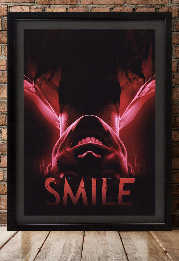 海外版ポスター『Smile スマイル』（Smile）#2★パーカー・フィン/ローラは眠れない/ホラー_額装イメージ（額は付属しません）