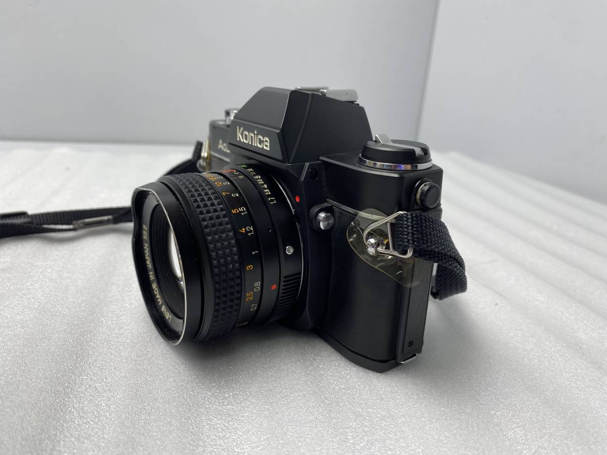 ★Konica ACOM-1★コニカ フィルムカメラ レンズ HEXANON AR 50mm F1.7【中古/現状品/動作未確認ジャンク】_画像5