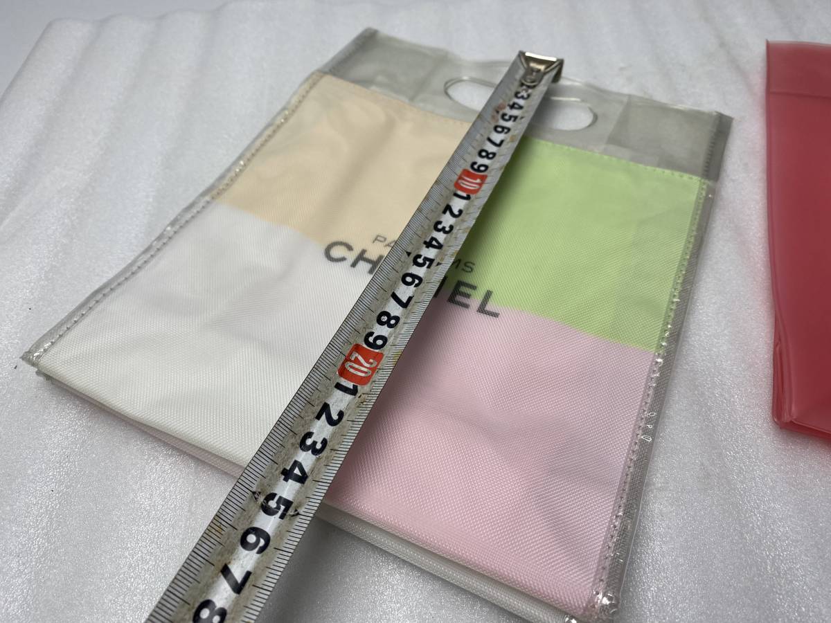 ★シャネルコスメ★ノベルティ 非売品 バッグ 小物入れ まとめ売り CHANEL【中古/現状品】の画像4