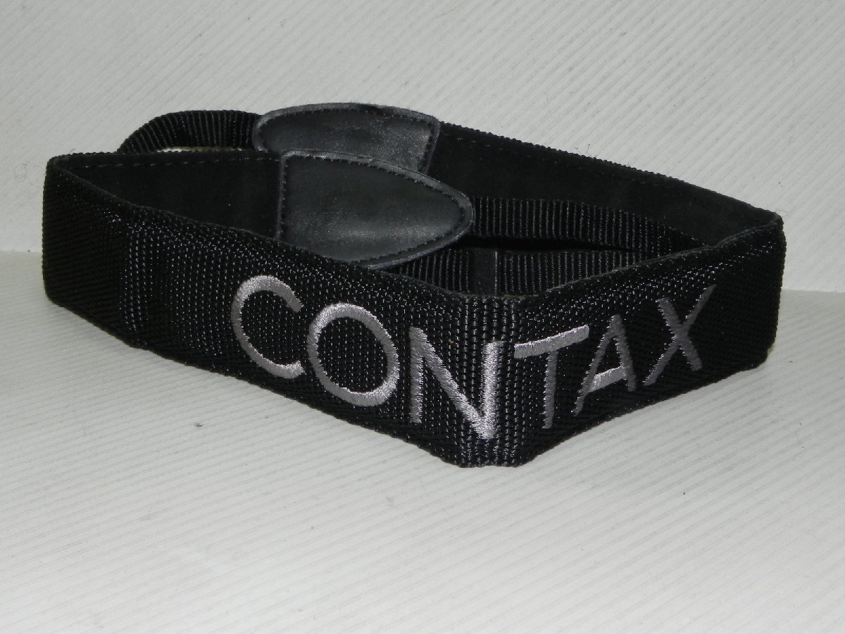 Contax ストラップ(黒+灰色)の画像1