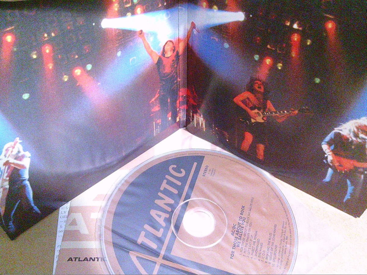 AC/DC[FOR THOSE ABOUT TO ROCK WE SALUTE YOU / 悪魔の招待状]CD紙ジャケ _画像3