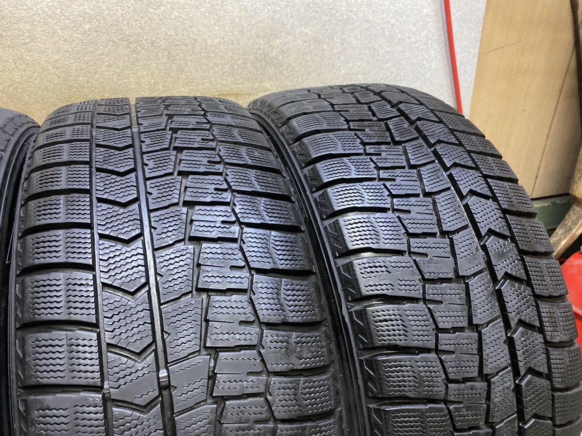 ダンロップ WINTER MAXX. WM02 スタッドレスタイヤ245/40R18 97T レクサス 純正18インチ　8J +45 5H 114.3 LEXUS GS SC 2022年製バリ山_画像9