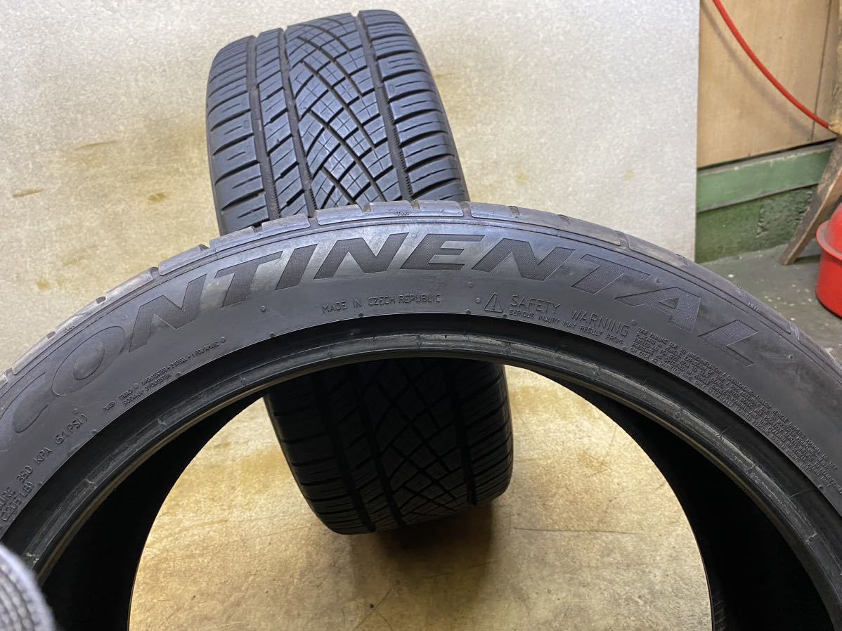 275/40ZR22（108W）M+S Continetal EXTREME CONTACT DWS 06 PLUS 中古2本 2021年製 バリ山 275/40R22_画像8