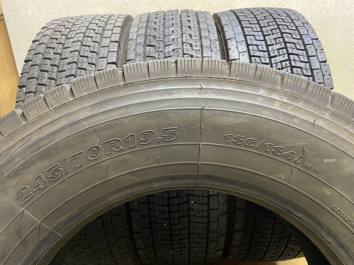 245/70R19.5 (136/134J) ヨコハマ　ZEN 903ZW スタッドレス　バリ山　中古4本 埼玉 引取可能 245/70/19.5 北海道/九州以外送料無料_画像6