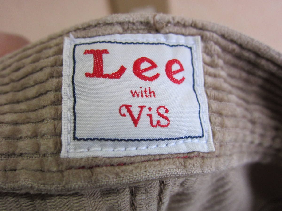Lee リー × ViS ビス ヴィス レディース S コーディロイ スカート ボトム タ92_画像6