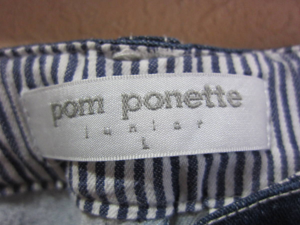 pom ponette junior Pom Ponette Junior L 160 Denim брюки джинсы обтягивающий девушки подростки девочка ta234