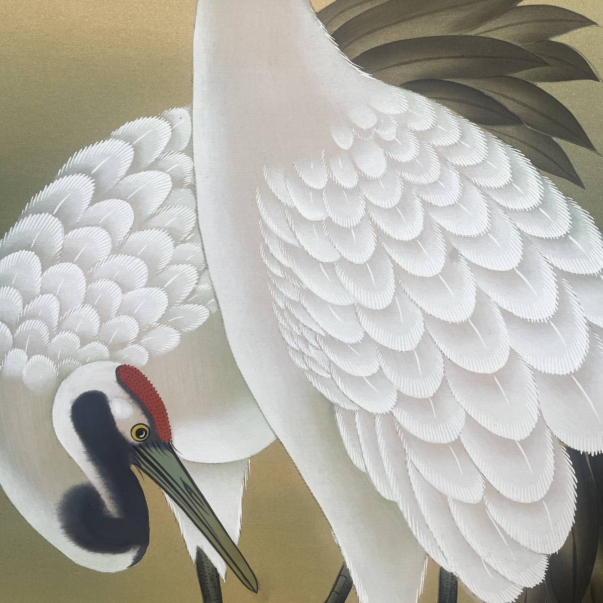 真作】//国井幸雪/双鶴図/鶴/花鳥/桐共箱二重箱付/布袋屋掛軸A 真作】//国井幸雪/双鶴図/鶴/花鳥/桐共箱二重箱付/布袋屋掛軸A
