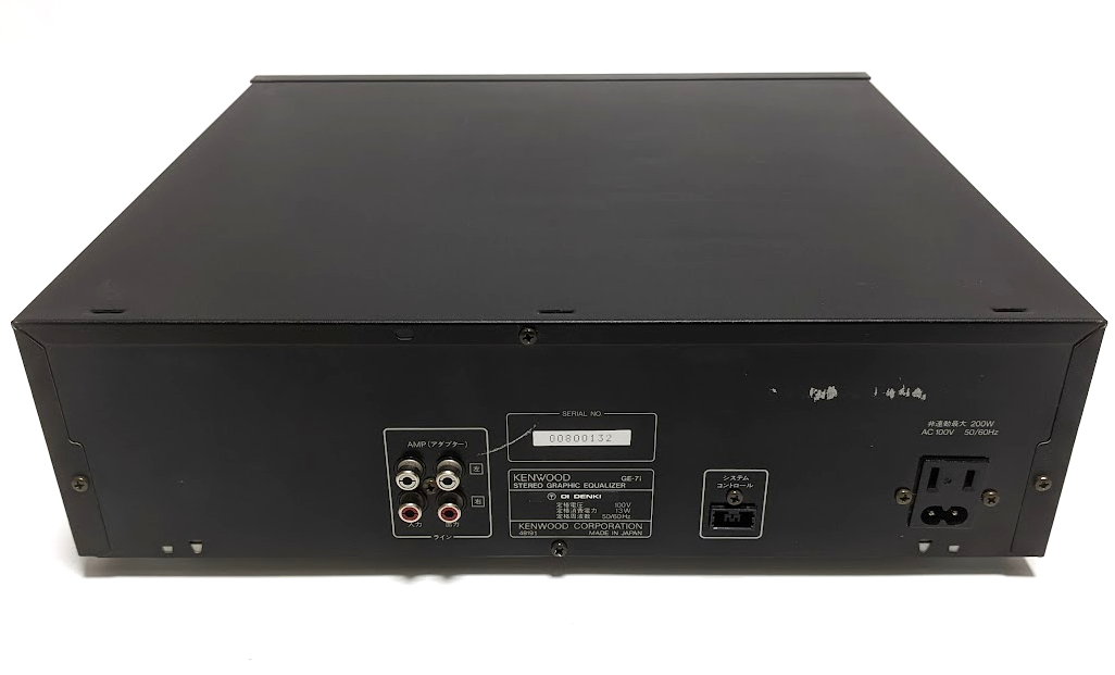 KENWOOD ケンウッド GE-7i グラフィックイコライザー グライコ KENWOOD ケンウッド GE-7i グラフィックイコライザー グライコ
