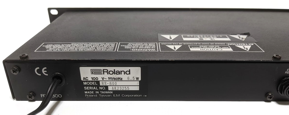 Roland ローランド RE-800 デジタル エコー DIGITAL ECHO エフェクター 〈管理番号:K230741〉_画像7