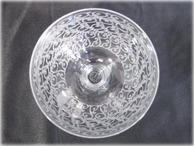 Baccarat バカラ　シャンパンクープ ローハン　Rohan　φ94×80㎜　ベースφ77㎜　美品　【長野発】_画像4