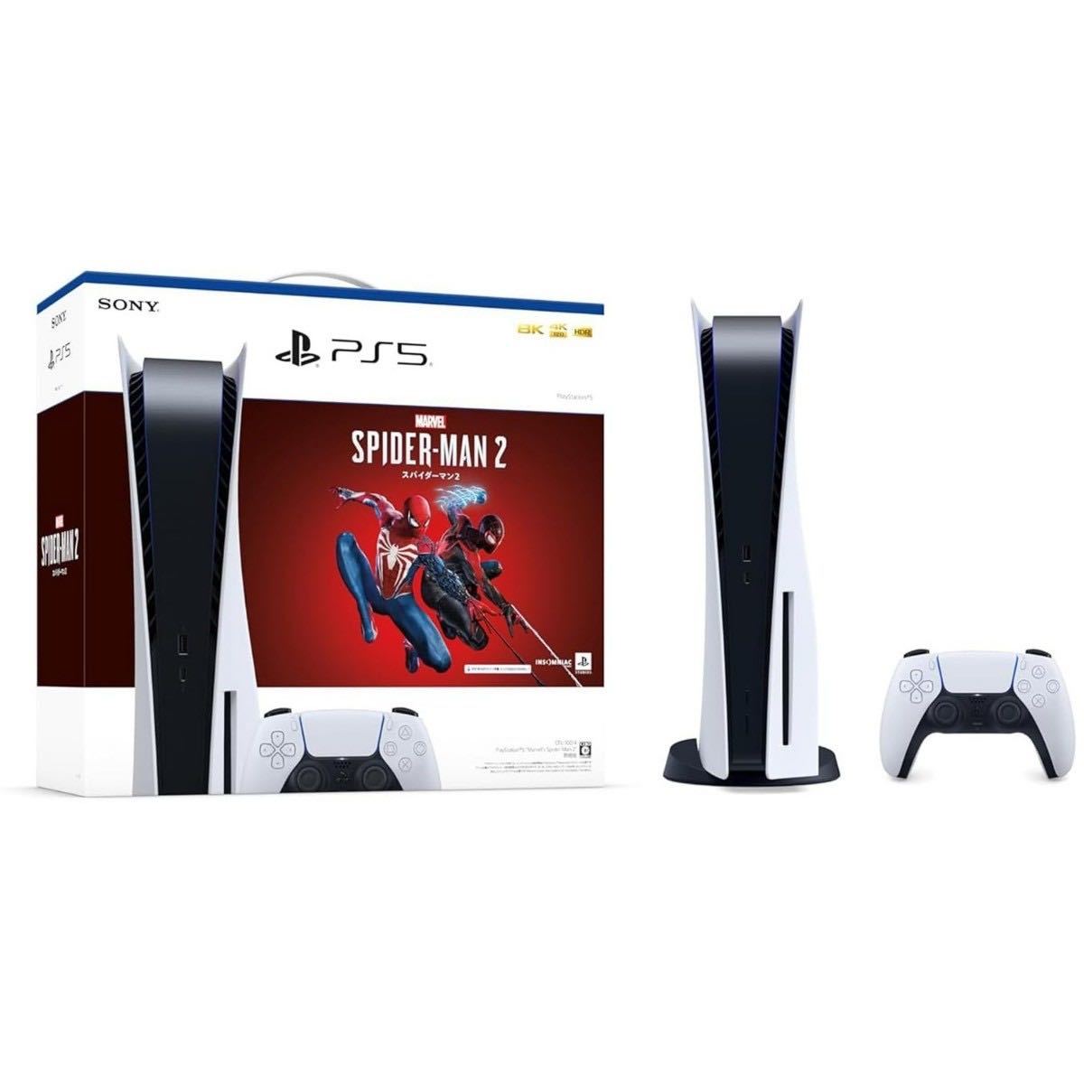 埼♪【新品】PS5 Marvel's Spider-Man 2 ディスクドライブ版 同梱版 825GB CFIJ-10014 プレイステーション5 スパイダーマン2 ♪1250_画像1