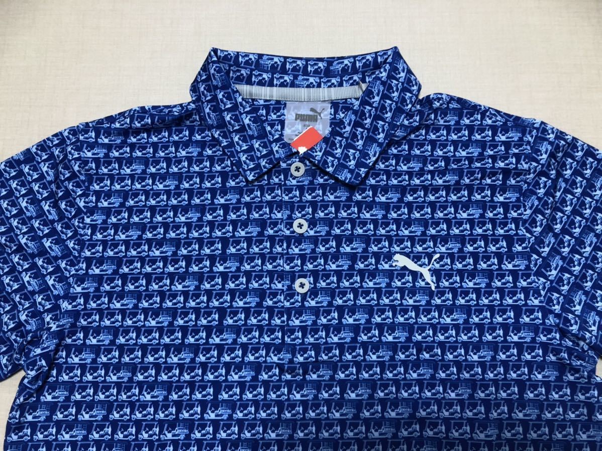 送料無料◆新品◆PUMA GOLF カート柄 半袖ポロシャツ◆(XXL)◆533168-01◆プーマ ゴルフ 送料無料◆新品◆PUMA GOLF カート柄 半袖ポロシャツ◆(XXL)◆533168-01◆プーマ ゴルフ