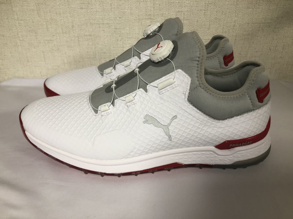 送料無料◆新品◆PUMA GOLF プロアダプト アルファキャット ディスク スパイクレス シューズ◆(29.5)◆376043-06◆プーマ ゴルフシューズ