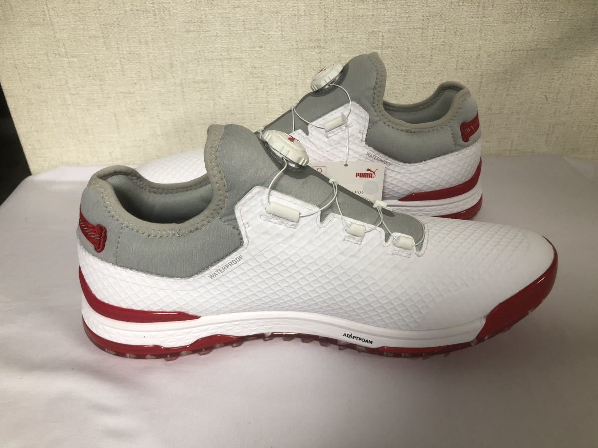 送料無料◆新品◆PUMA GOLF プロアダプト アルファキャット ディスク スパイクレス シューズ◆(29.5)◆376043-06◆プーマ ゴルフシューズ