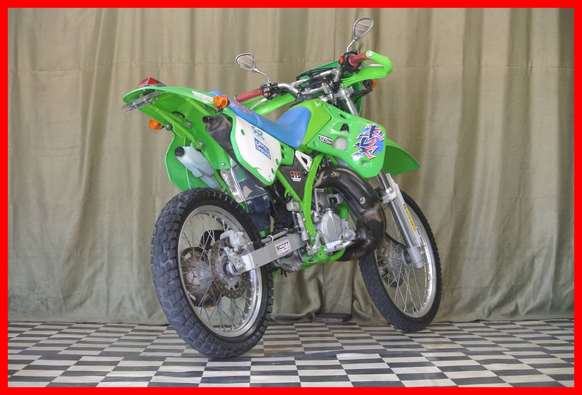 大人気綺麗名車2stモト！　『　ＫＤＸ１２５ＳＲ　』　実動車　型式 DX125A　KLX KM AR KSR Ｄトラ KM　☆売り切り☆　全国自宅配送ＯＫ！_画像5