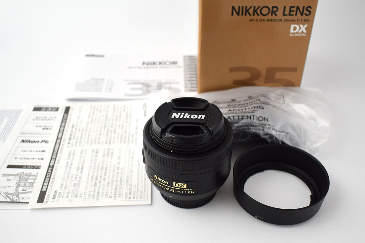 AF-S DX NIKKOR 35mm F1.8G｜Nikon 単焦点レンズ 元箱・ポーチ付き