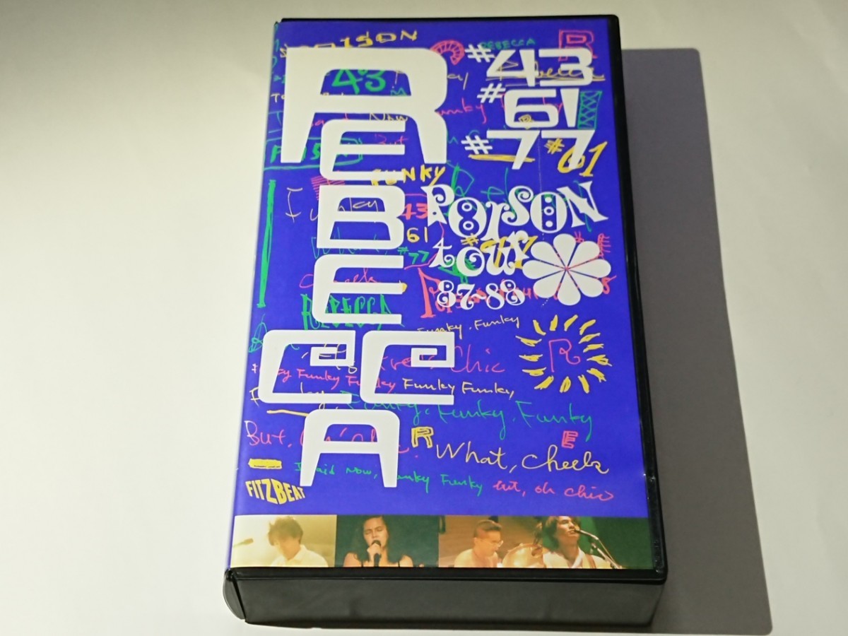 レベッカ REBECCA「#43#61#77 POISON TOUR 87～88」VHS ビデオ_画像1